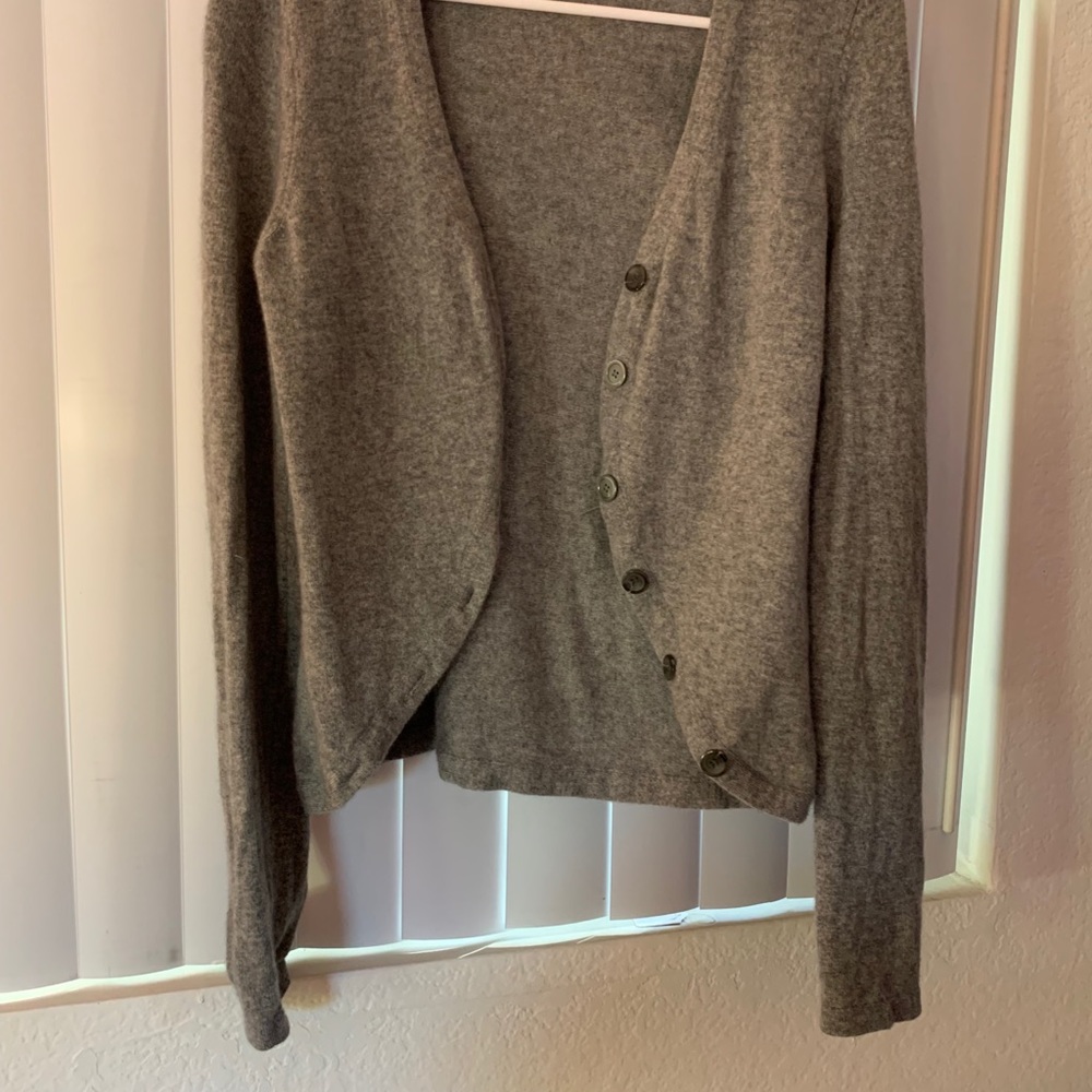 Vince Cashmere Button Down Sweater